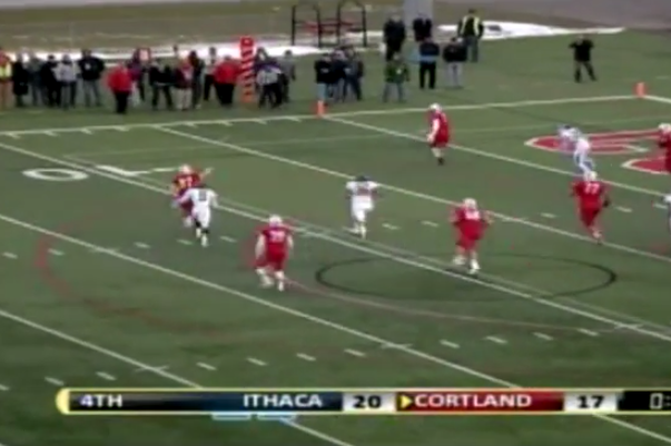 Cortland Gets Game Winning Td After Muffed Field Goal Attempt Vs