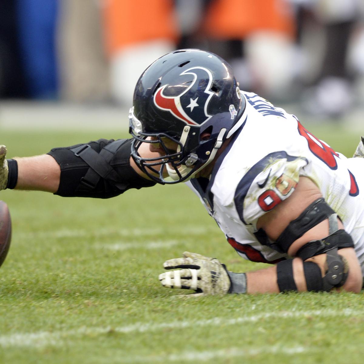J.J. Watt Gets 10th Forced Fumble and 10th Recovered Fumble of Career ...