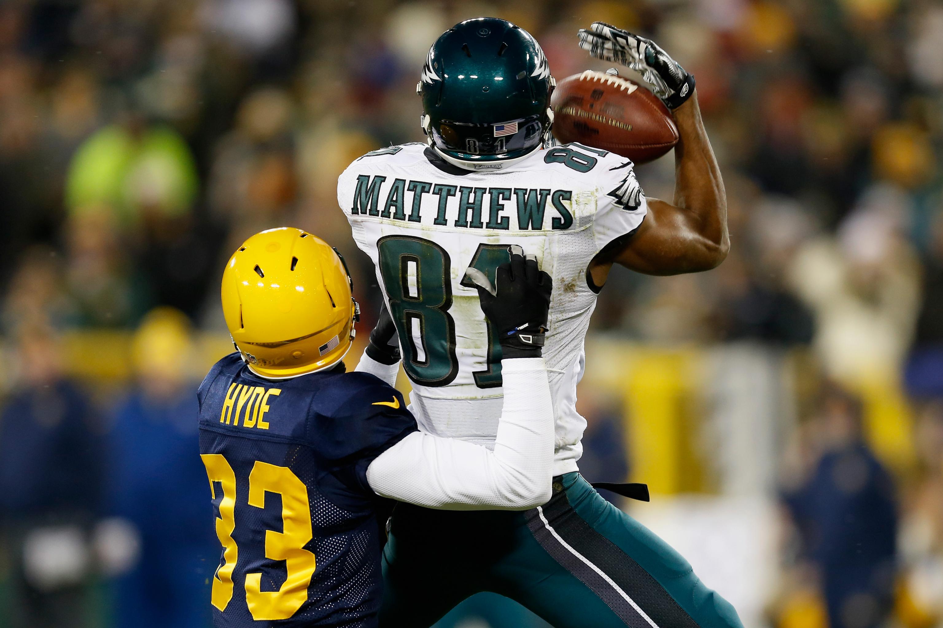 December 7, 2014: Philadelphia Eagles wide receiver Jordan Matthews (81) in  action during warm-ups prior to the NFL game between the Seattle Seahawks  and the Philadelphia Eagles at Lincoln Financial Field in