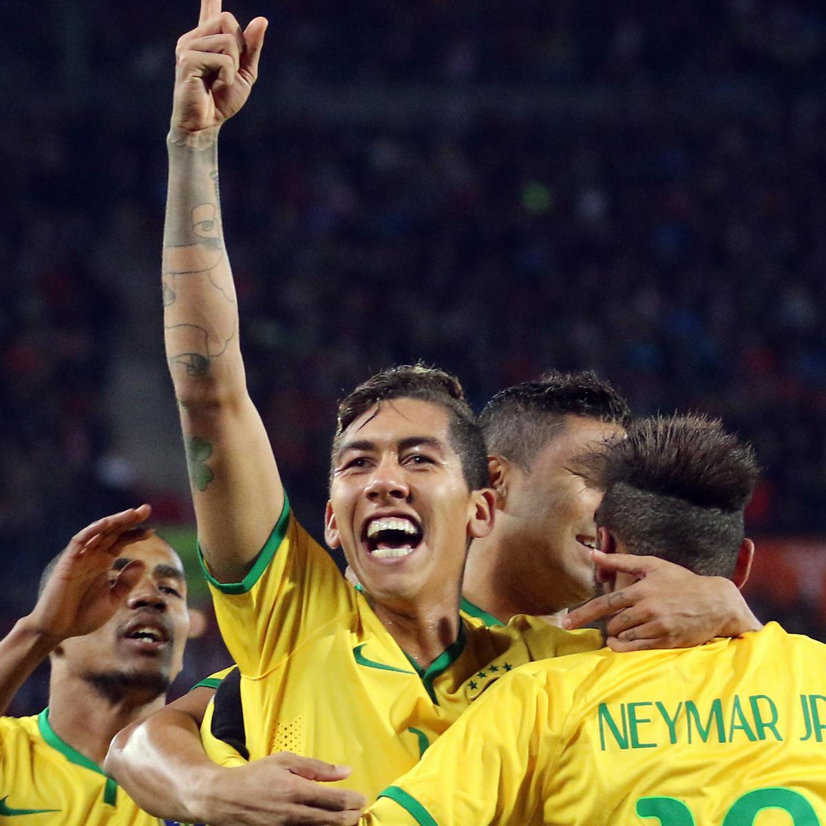 Roberto Firmino Seizes His Chance as Brazil Beat Austria | News, Scores ...