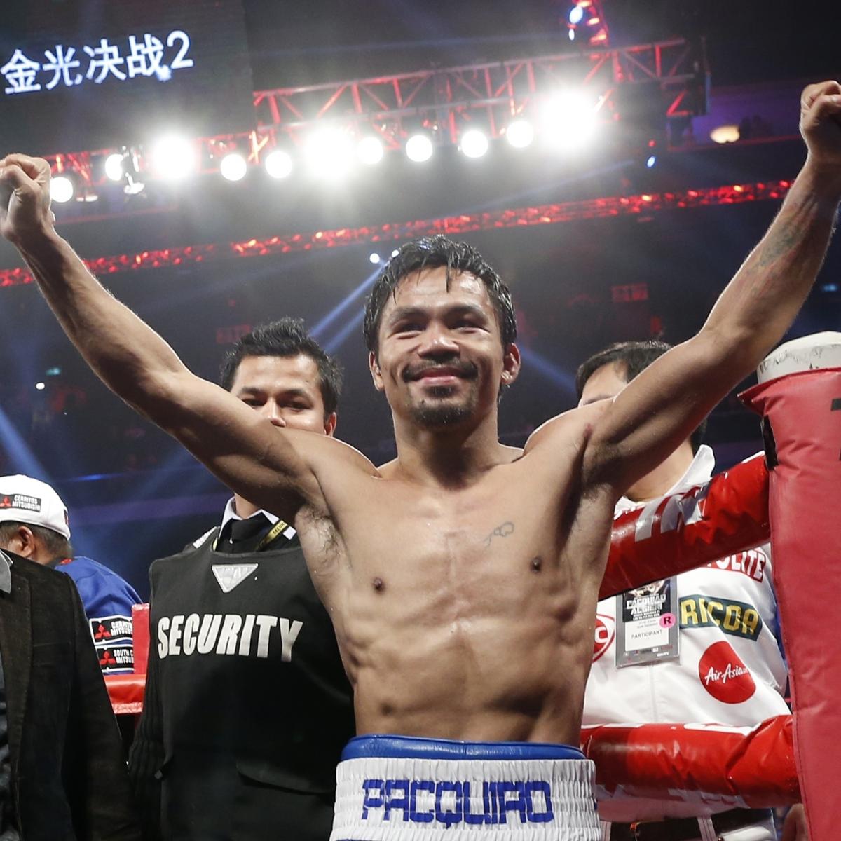 Manny Pacquiao Next Fight Floyd Mayweather and Most Logical Opponents