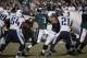 Philadelphia Eagles' Mark Sanchez passes during the first half of an NFL football game against the Tennessee Titans, Sunday, Nov. 23, 2014, in Philadelphia. (AP Photo/Michael Perez)