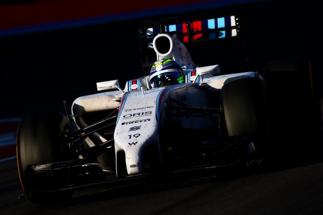 SOCHI, RUSSIA - OCTOBER 12:  Valtteri Bottas of Finland and Williams drives during the Russian Formula One Grand Prix at Sochi Autodrom on October 12, 2014 in Sochi, Russia.  (Photo by Mark Thompson/Getty Images)