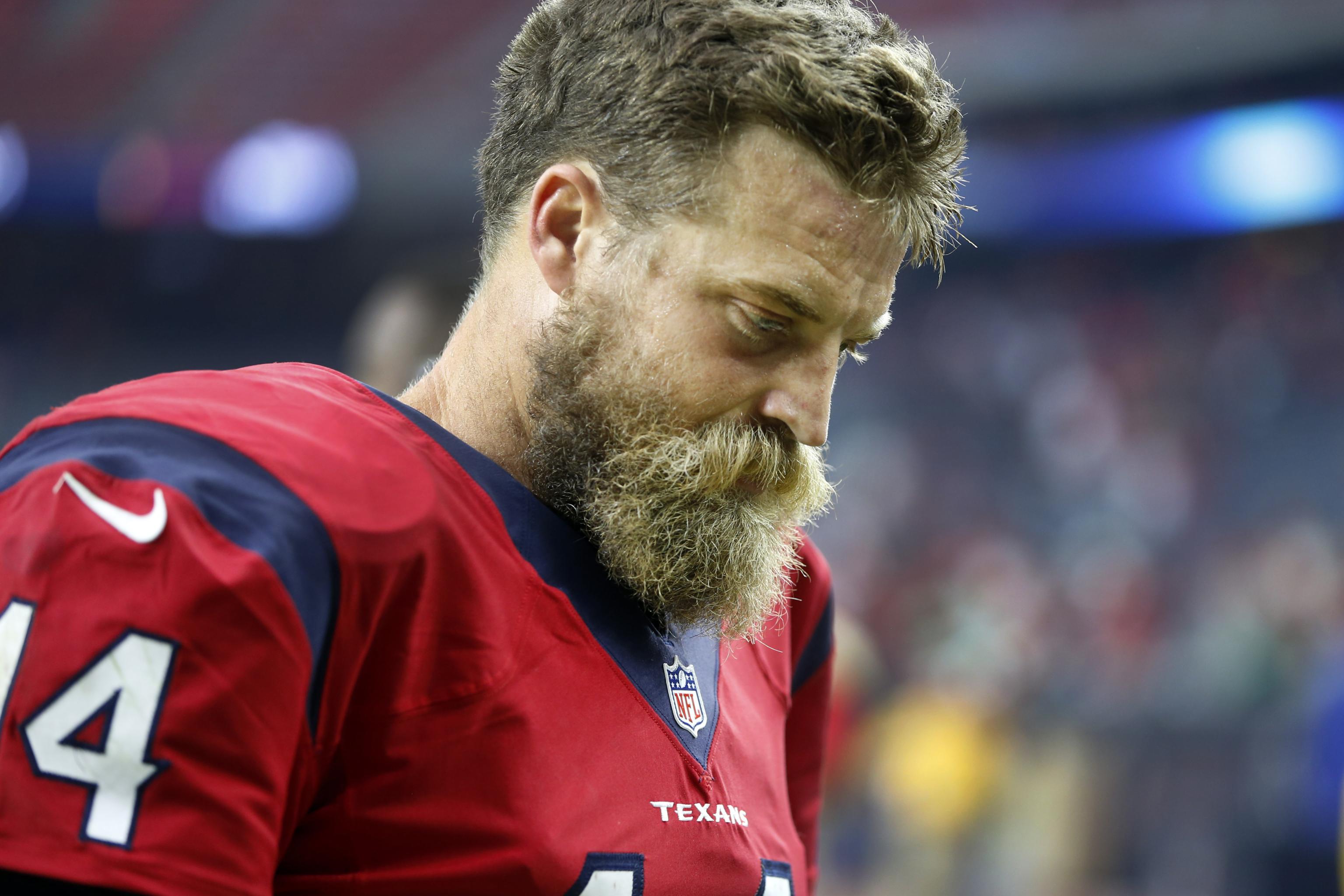 Ryan Fitzpatrick settling in as Texans' starting QB