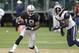 Oakland Raiders wide receiver Louis Murphy (18) and St. Louis Rams cornerback Jerome Murphy (23) in an NFL football game in Oakland, Calif., Sunday, Sept. 19, 2010. (AP Photo/Paul Sakuma)