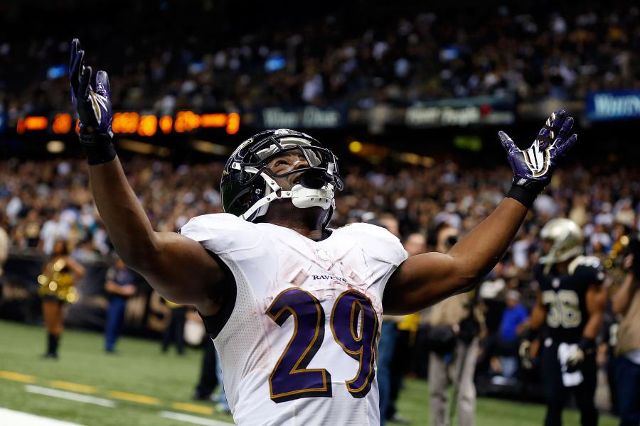 Forsett leads Ravens past Saints