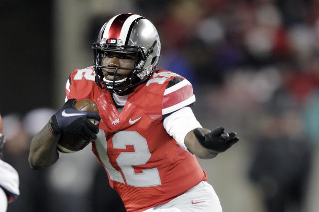 Ohio State quarterback Cardale Jones plays against Illinois during an NCAA college football game Saturday, Nov. 1, 2014, in Columbus, Ohio. (AP Photo/Jay LaPrete)