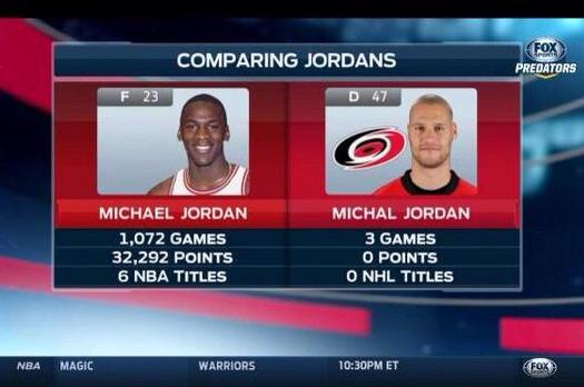 michael jordan hockey