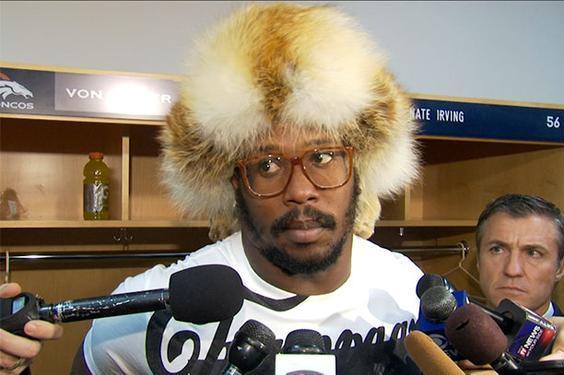 Broncos' Von Miller Wears Crazy Hat After Victory over Bills, News,  Scores, Highlights, Stats, and Rumors