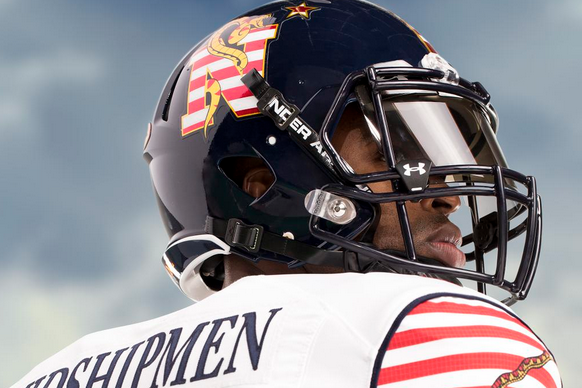 Navy Athletics on X: Check out Navy's brand new @UnderArmour football  jerseys: #NavyFootball  / X