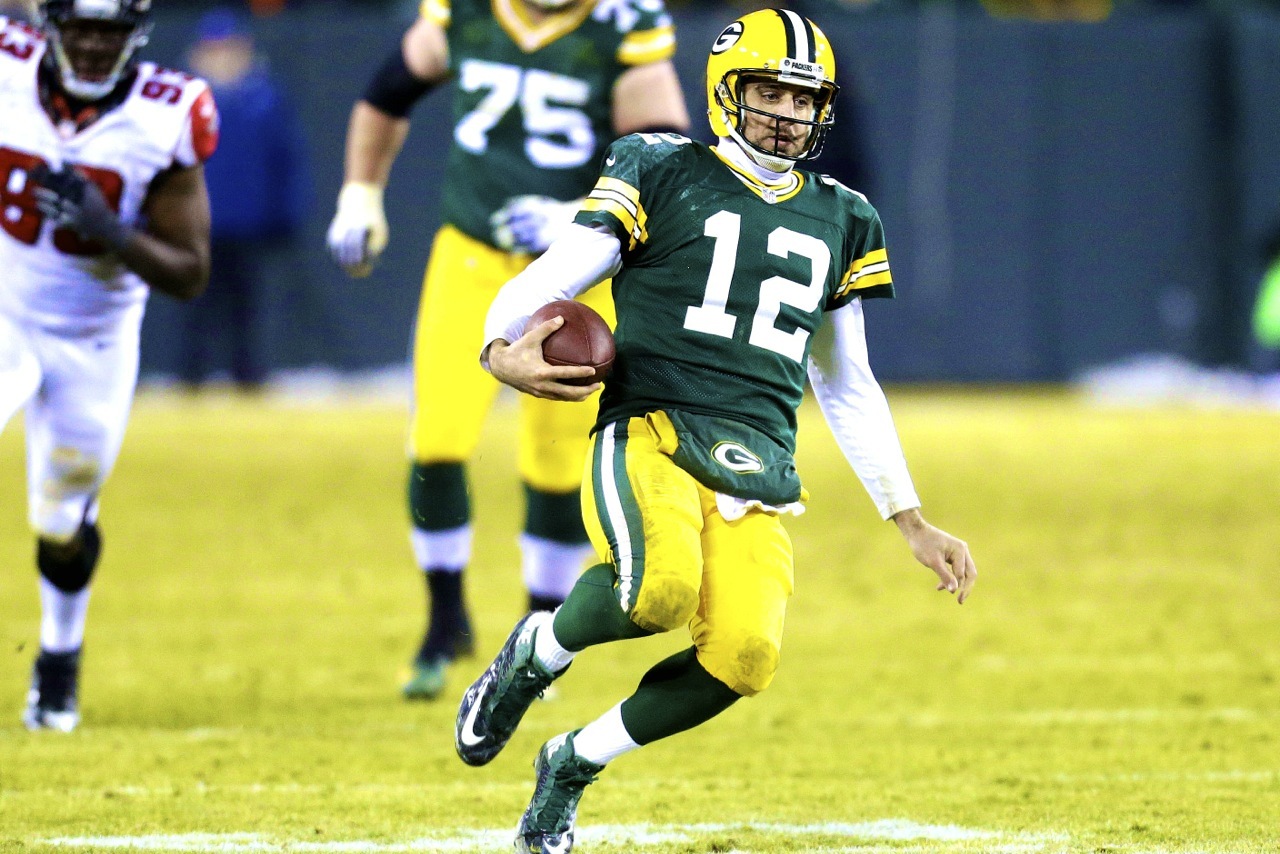 Aaron Rodgers Photographed Holding 'Stand For the Flag, Kneel for