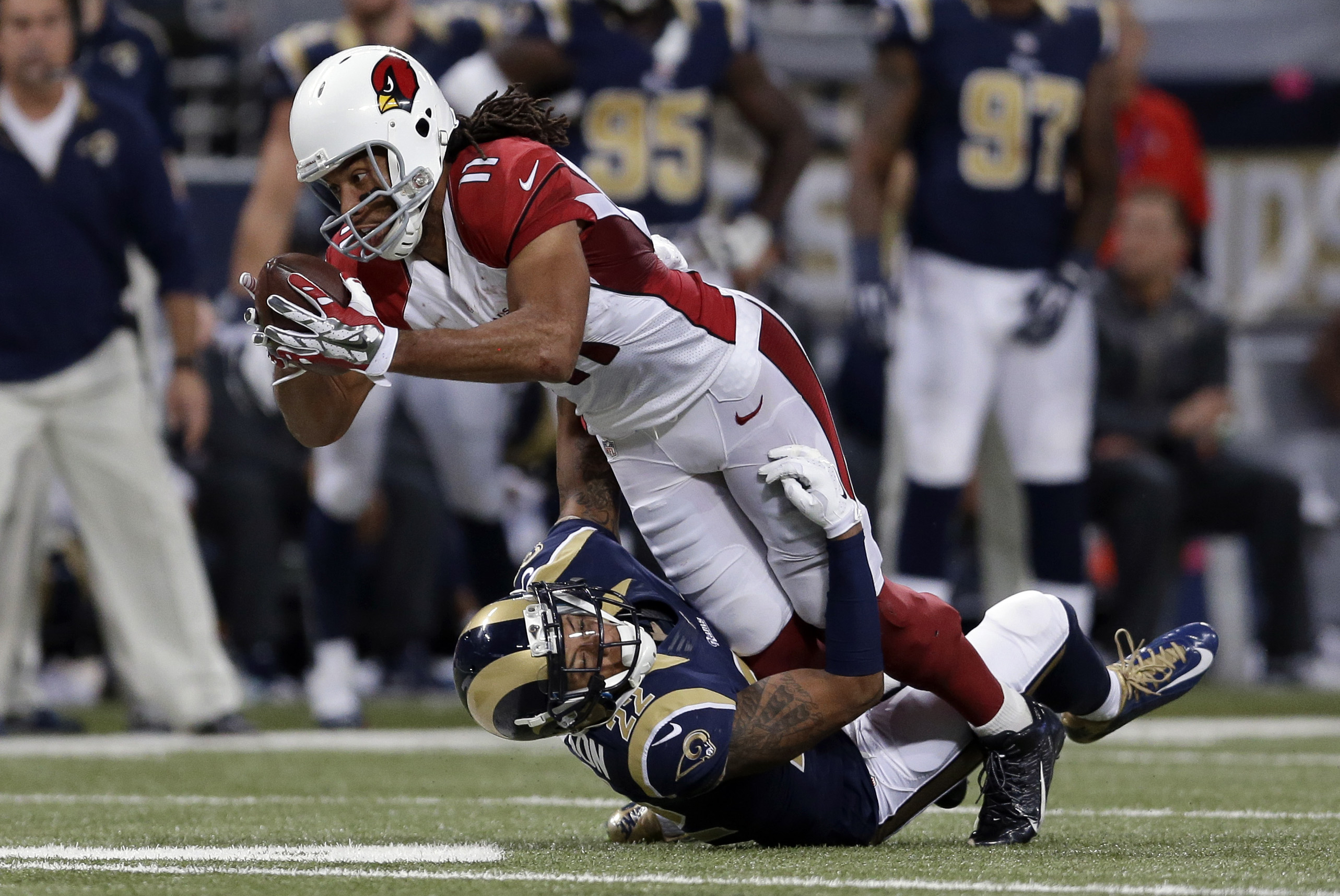 Larry Fitzgerald becomes youngest to gain 11,000 receiving yards - NBC  Sports