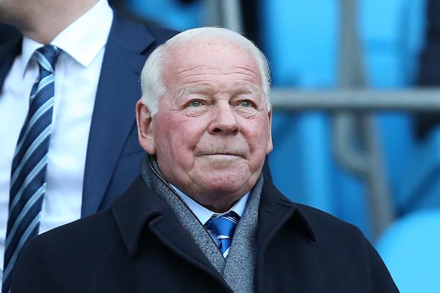 MANCHESTER, ENGLAND - MARCH 09: Wigan chairman Dave Whelan looks on during the FA Cup Quarter-Final match between Manchester City and Wigan Athletic at the Etihad Stadium on March 9, 2014 in Manchester, England. (Photo by Jan Kruger/Getty Images)