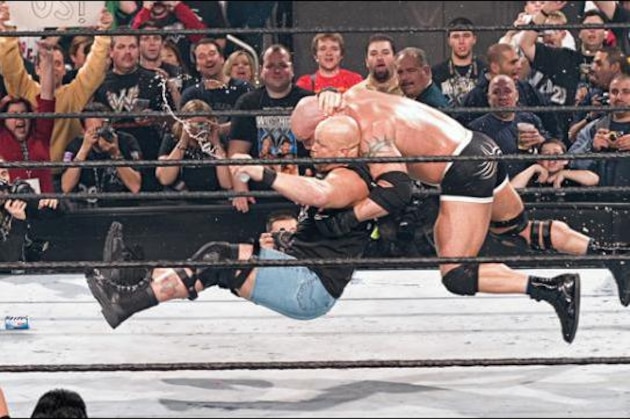 wwe missed opportunities stone cold vs bill goldberg bleacher