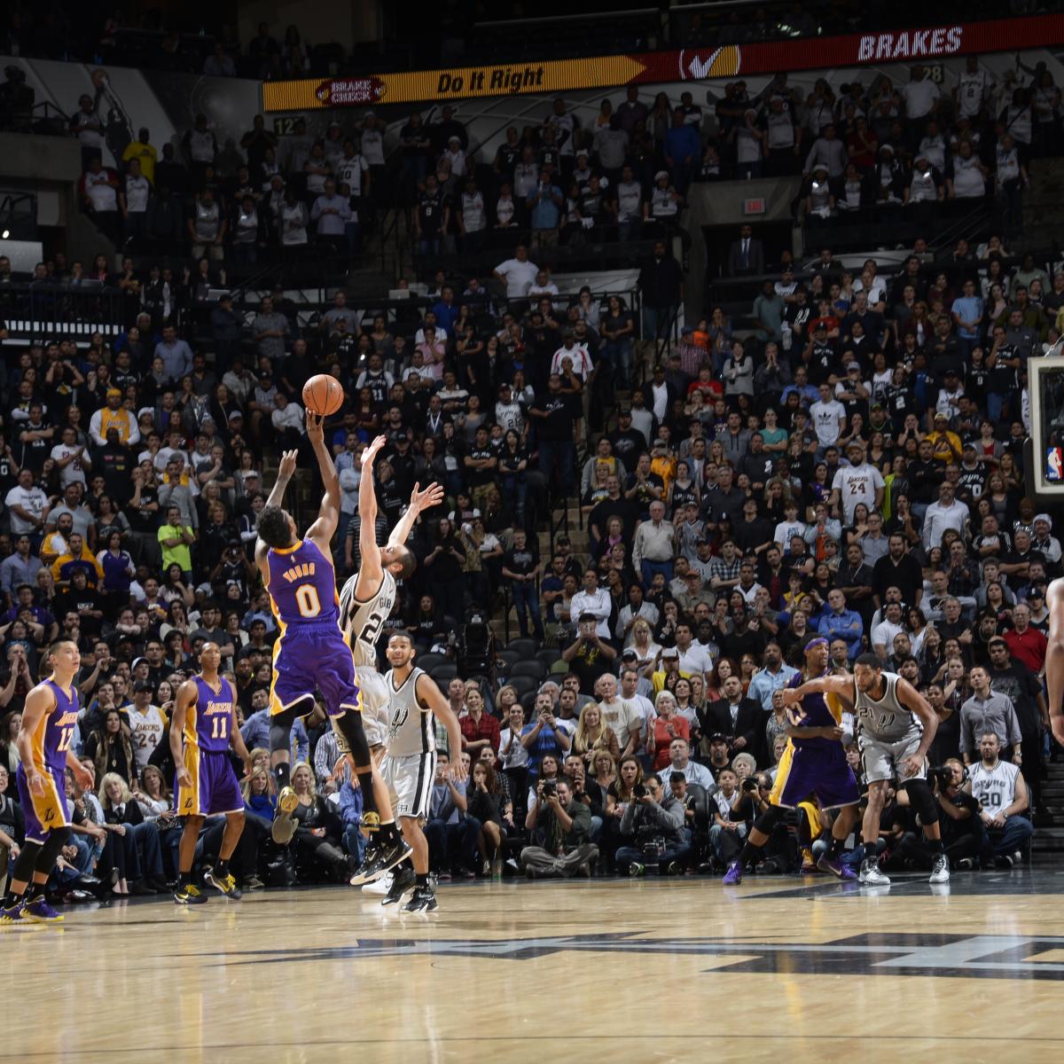 Los Angeles Lakers vs. San Antonio Spurs: Live Score ...