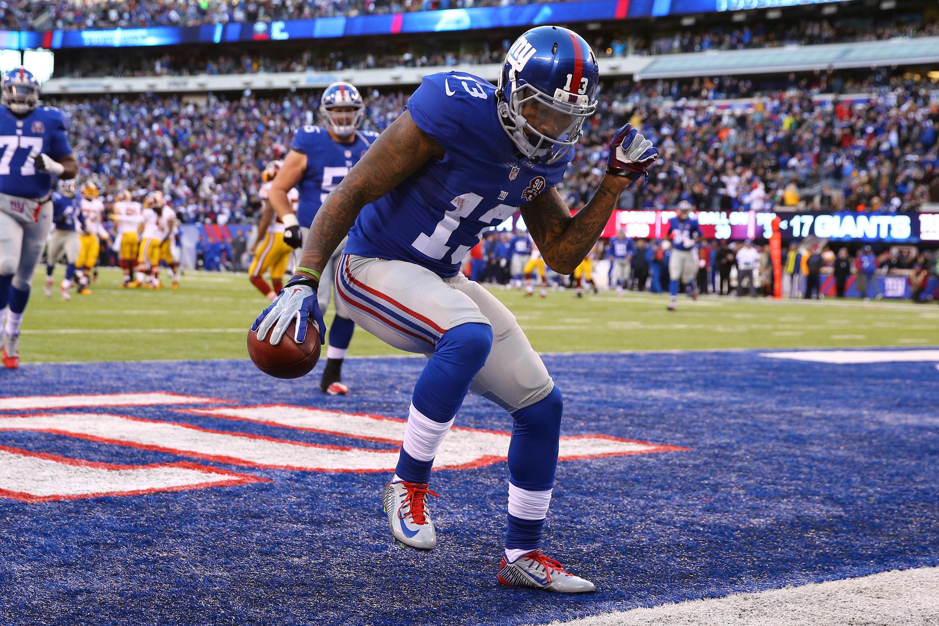 New York Giants #13 Odell Beckham Jr  Beckham jr, Odell beckham jr  wallpapers, Beckham football