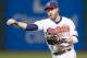 CLEVELAND, OH - JUNE 2: Second baseman Jason Kipnis #22 of the Cleveland Indians throws out Dustin Pedroia #15 of the Boston Red Sox during the eighth inning at Progressive Field on June 2, 2014 in Cleveland, Ohio. The Indians defeated the Red Sox 3-2. (Photo by Jason Miller/Getty Images)
