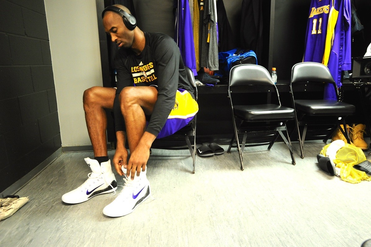 From the Hardwood to the Runway? Kobe Puts on His Modeling Shoes