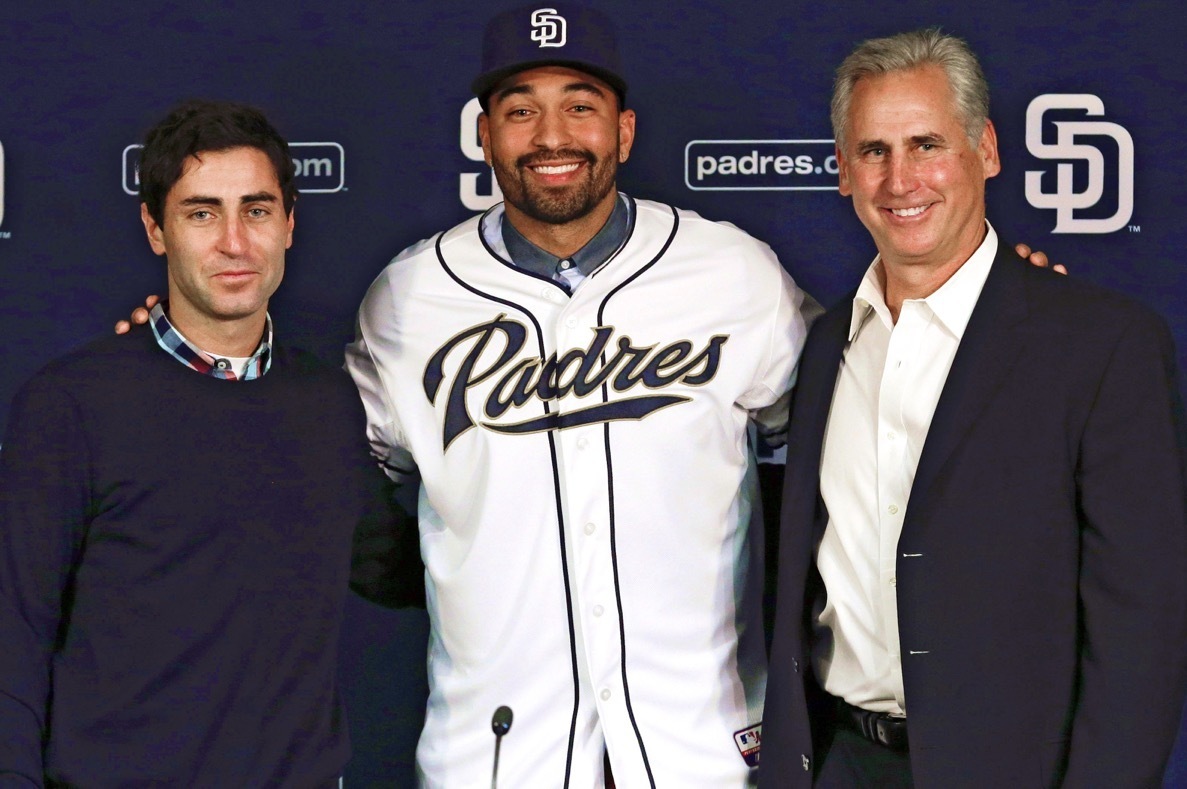 Matt Kemp Says Hello to San Diego as Padres Rock-Star GM Continues