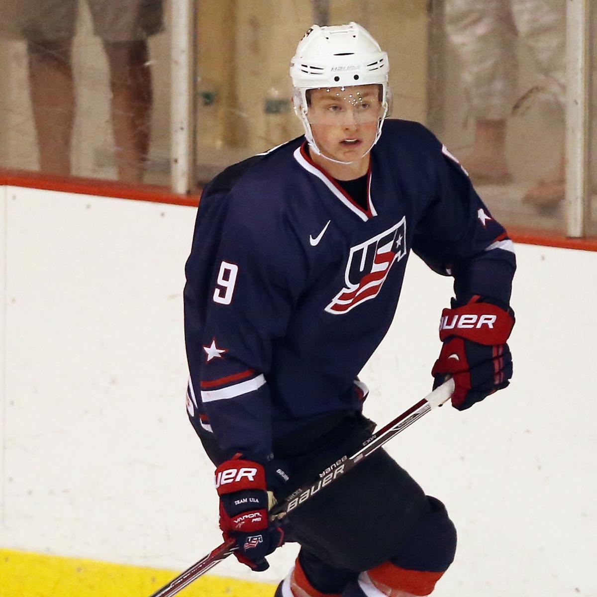 World Junior Hockey 2015 USA Roster 22Man Team for Championships