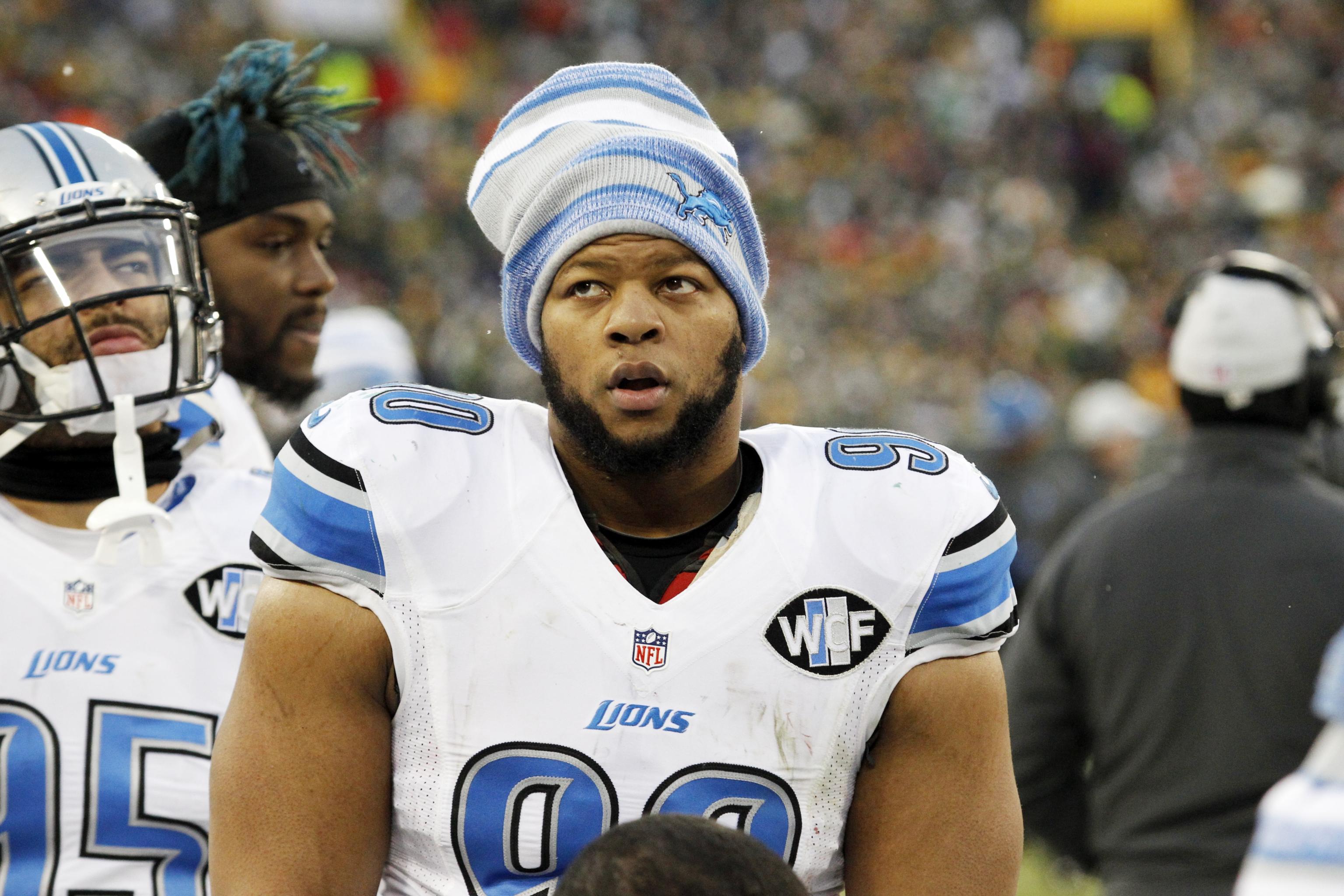 Ndamukong Suh of Detroit Lions says during appeal that his feet