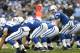 Indianapolis Colts quarterback Andrew Luck (12) calls a play in the first half of an NFL football game against the Tennessee Titans Sunday, Dec. 28, 2014, in Nashville, Tenn. (AP Photo/Sanford Myers)
