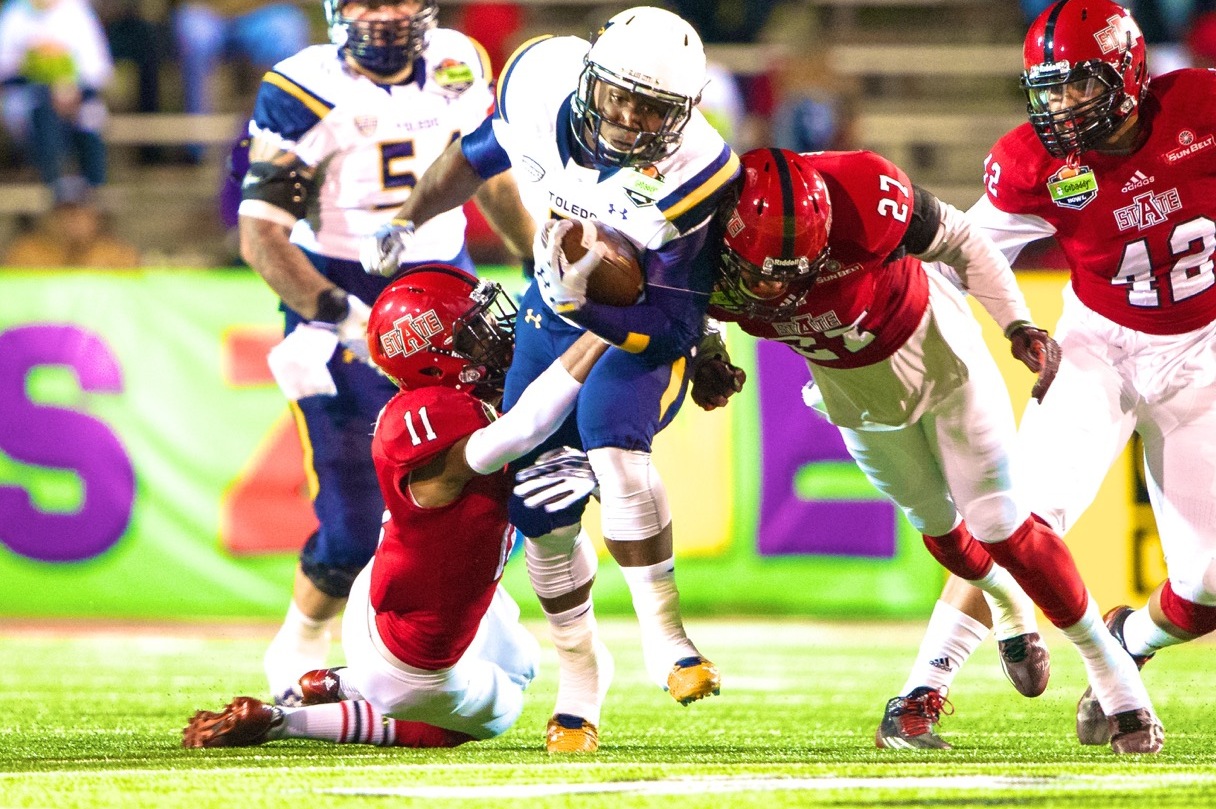 Arkansas St falls to Toledo 63-44 at GoDaddy Bowl