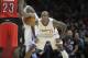 Los Angeles Clippers' Jamal Crawford during the first half of an NBA basketball game against the Toronto Raptors Saturday, Dec. 27, 2014, in Los Angeles. (AP Photo/Jae C. Hong)