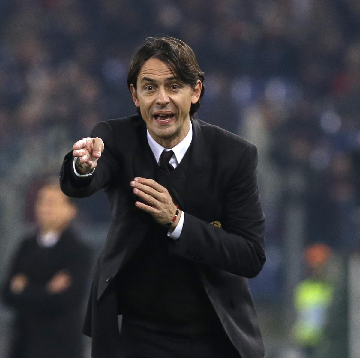 Filippo Inzaghi Under Most Pressure for AC Milan Following Loss to ...