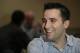 Toronto Blue Jays general manager Alex Anthopoulos talks to reporters during Major League Baseball's 2009 General Managers Meetings, Tuesday, Nov. 10, 2009 in Chicago. (AP Photo/M. Spencer Green)