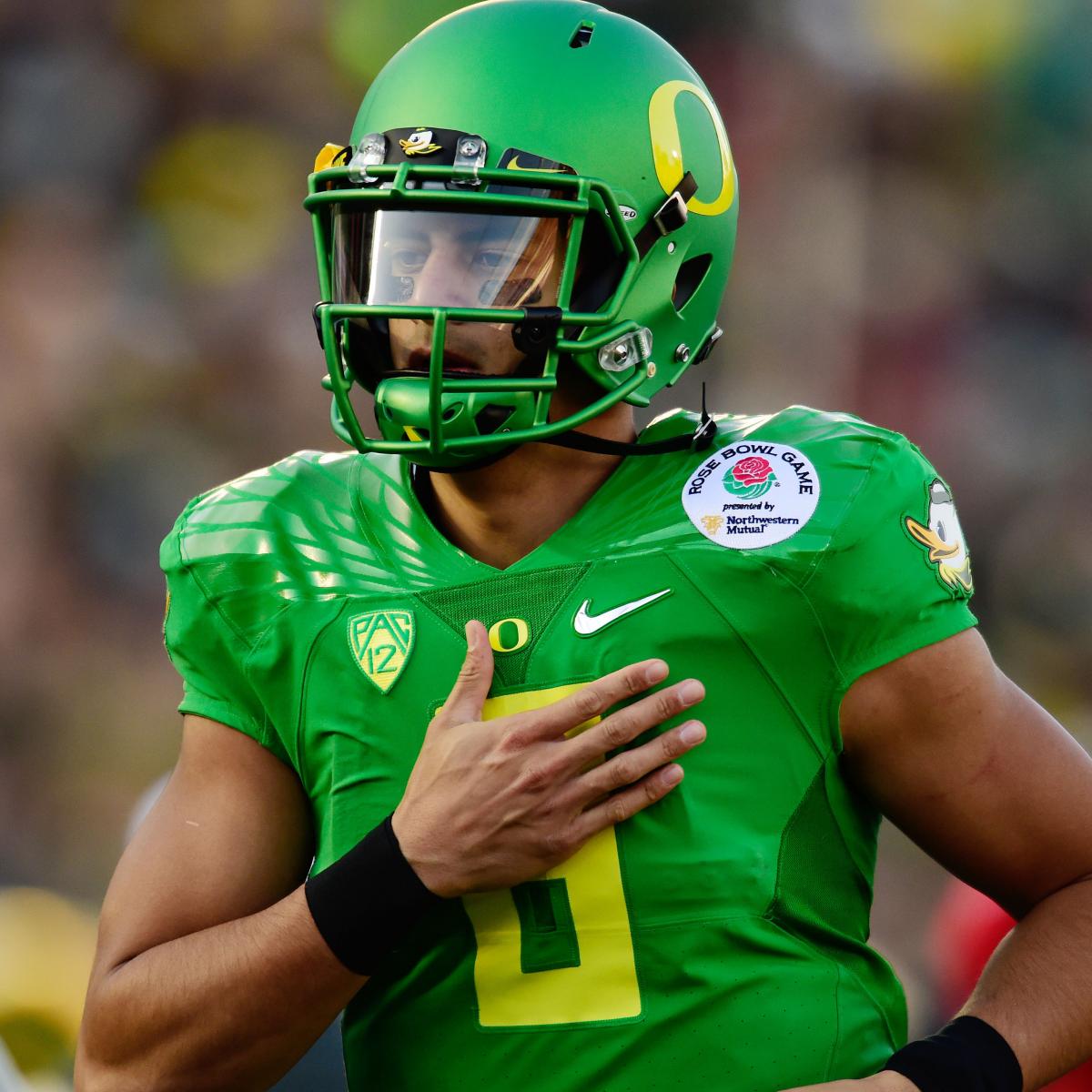 Oregon vs. Ohio State 2015: TV Info, Odds for College Football Championship 2015