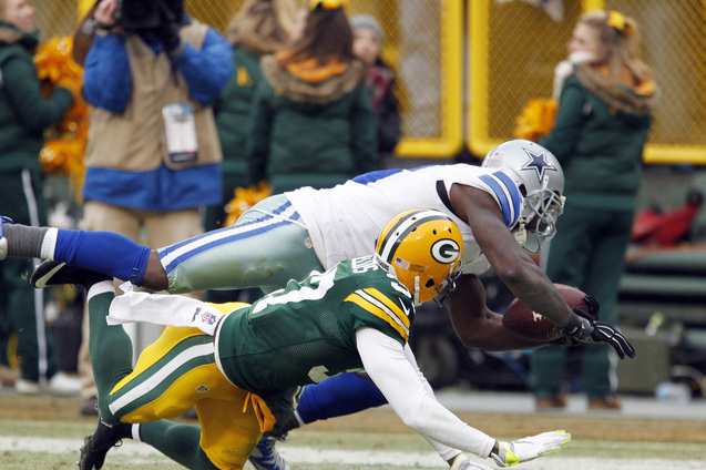 NFC Divisional Round: Dallas Cowboys vs Green Bay Packers. The  controversial catch!