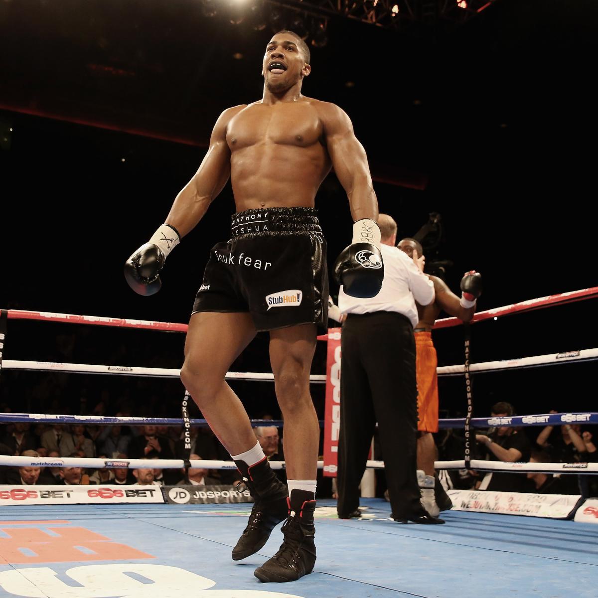 Anthony Joshua Reveals New Fight Date After Kevin Johnson Bout Called Off Bleacher Report Latest News Videos And Highlights