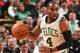 BOSTON, MA - NOVEMBER 5: Marcus Thornton #4 of the Boston Celtics handles the ball against the Toronto Raptors on November 5, 2014 at the TD Garden in Boston, Massachusetts. NOTE TO USER: User expressly acknowledges and agrees that, by downloading and or using this Photograph, user is consenting to the terms and conditions of the Getty Images License Agreement. Mandatory Copyright Notice: Copyright 2014 NBAE (Photo by Brian Babineau /NBAE via Getty Images)