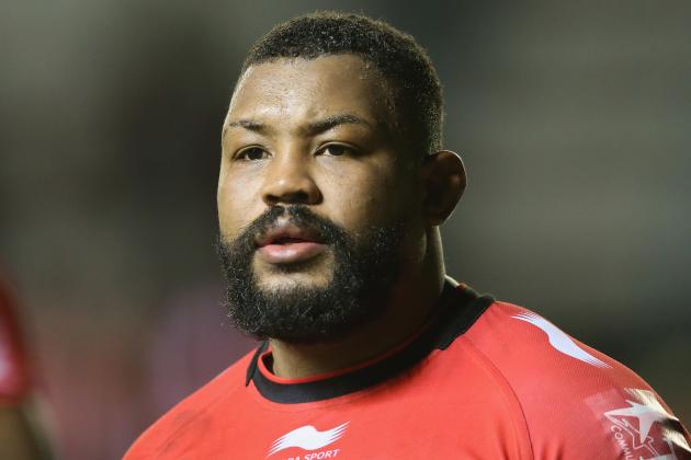 TOULON, FRANCE - DECEMBER 13:  Steffon Armitage of Toulon looks on during the European Rugby Champions Cup pool three match between RC Toulon and Leicester Tigers at Felix Mayol Stadium on December 13, 2014 in Toulon, France.  (Photo by David Rogers/Getty Images)