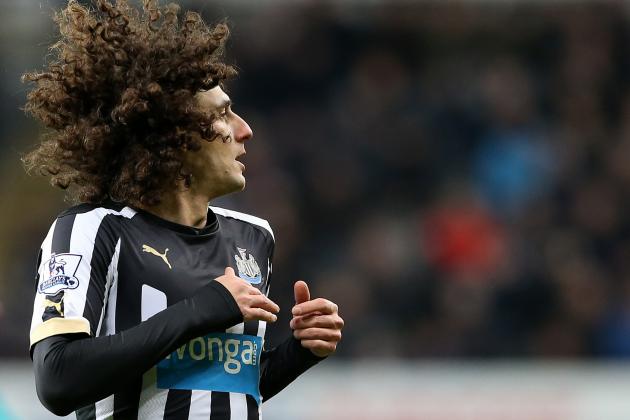 Newcastle United's captain Fabricio Coloccini during their English Premier League soccer match between Newcastle United and Southampton at St James' Park, Newcastle, England, Saturday, Jan. 17, 2015. (AP Photo/Scott Heppell)
