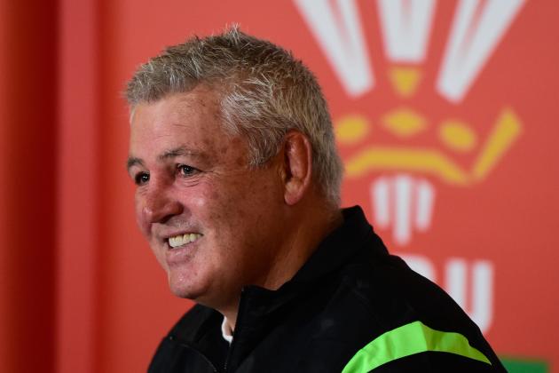 CARDIFF, WALES - JANUARY 20: Wales head coach Warren Gatland raises a smile whilst facing the media at the Wales RBS Six Nations Squad Announcement at the Vale Hotel on January 20, 2015 in Cardiff, Wales. (Photo by Stu Forster/Getty Images)