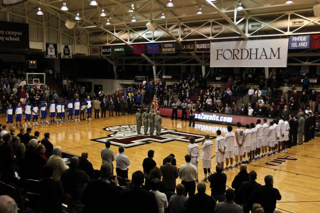 Feb. 6, 2013; Bronx, NY, USA; General view of the game between the Fordham Rams and the Saint Louis Billikens at Rose Hill Gym. St. Louis won 90-73. Mandatory Credit: Debby Wong-USA TODAY Sports