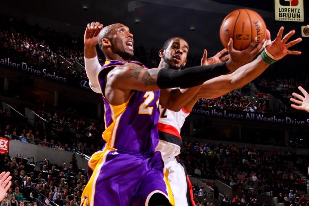 LaMarcus Aldridge Kobe Bryant