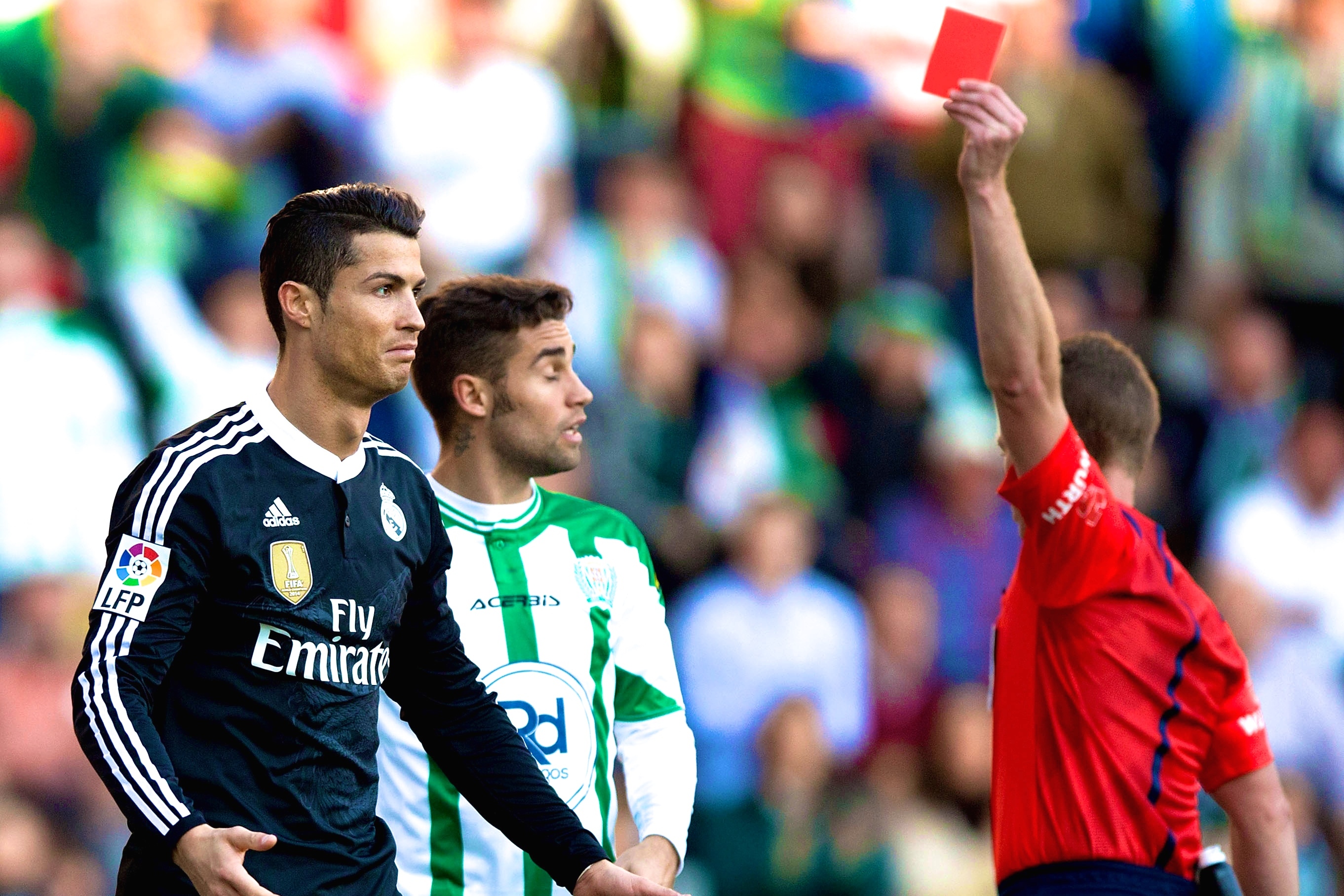 Cristiano Ronaldo Faces 2-Match Ban for Red Card vs. Cordoba | News, Scores, Highlights, Stats, and Rumors | Bleacher