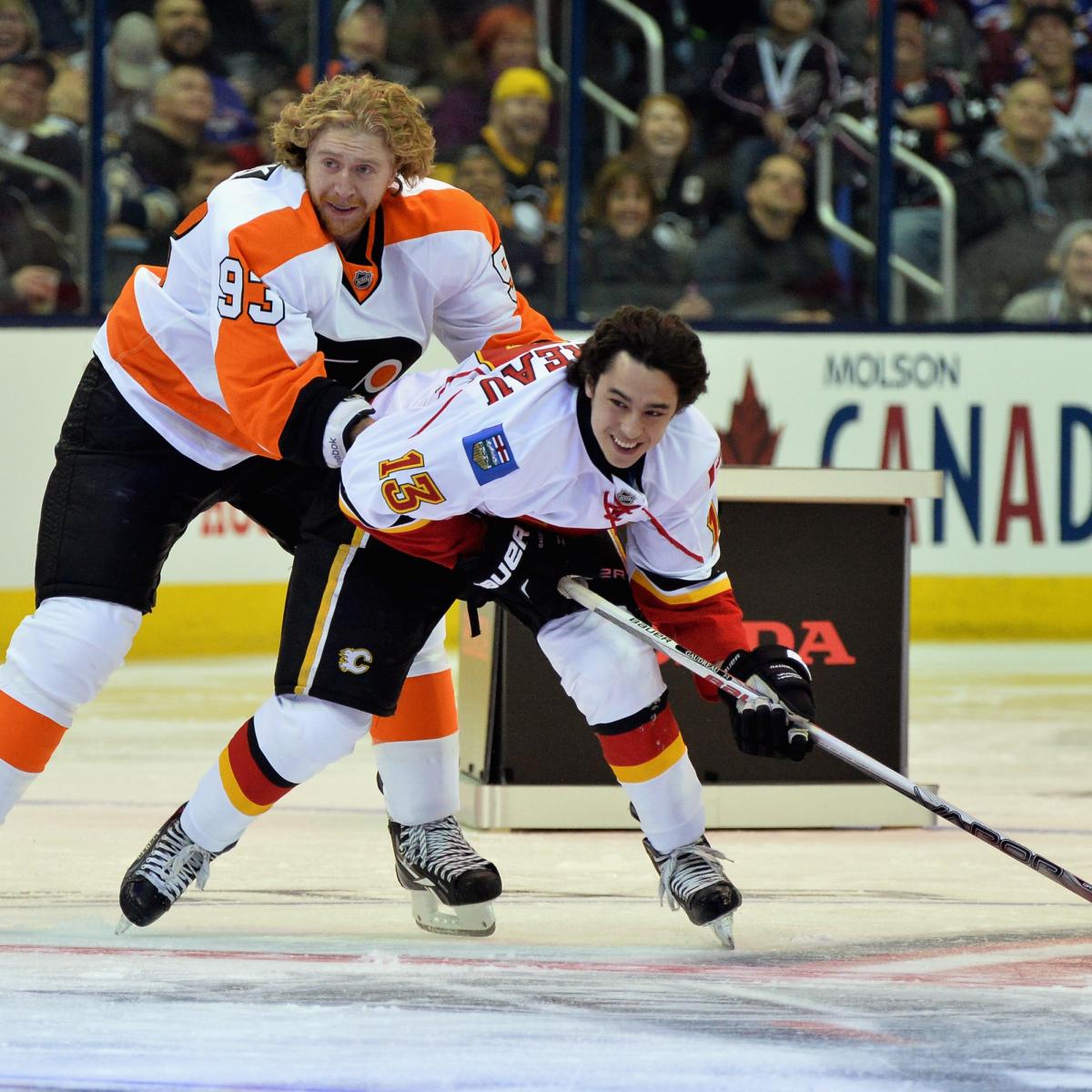 NHL - Jakub Voracek, the man with the mane that can't be tamed