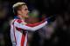 MADRID, SPAIN - JANUARY 24: Antoine Griezmann of Club Atletico de Madrid celebrates after scoring his team's 2nd goal during the La Liga match between Club Atletico de Madrid and Rayo Vallecano de Madrid at Vicente Calderon Stadium on January 24, 2015 in Madrid, Spain. (Photo by Denis Doyle/Getty Images)