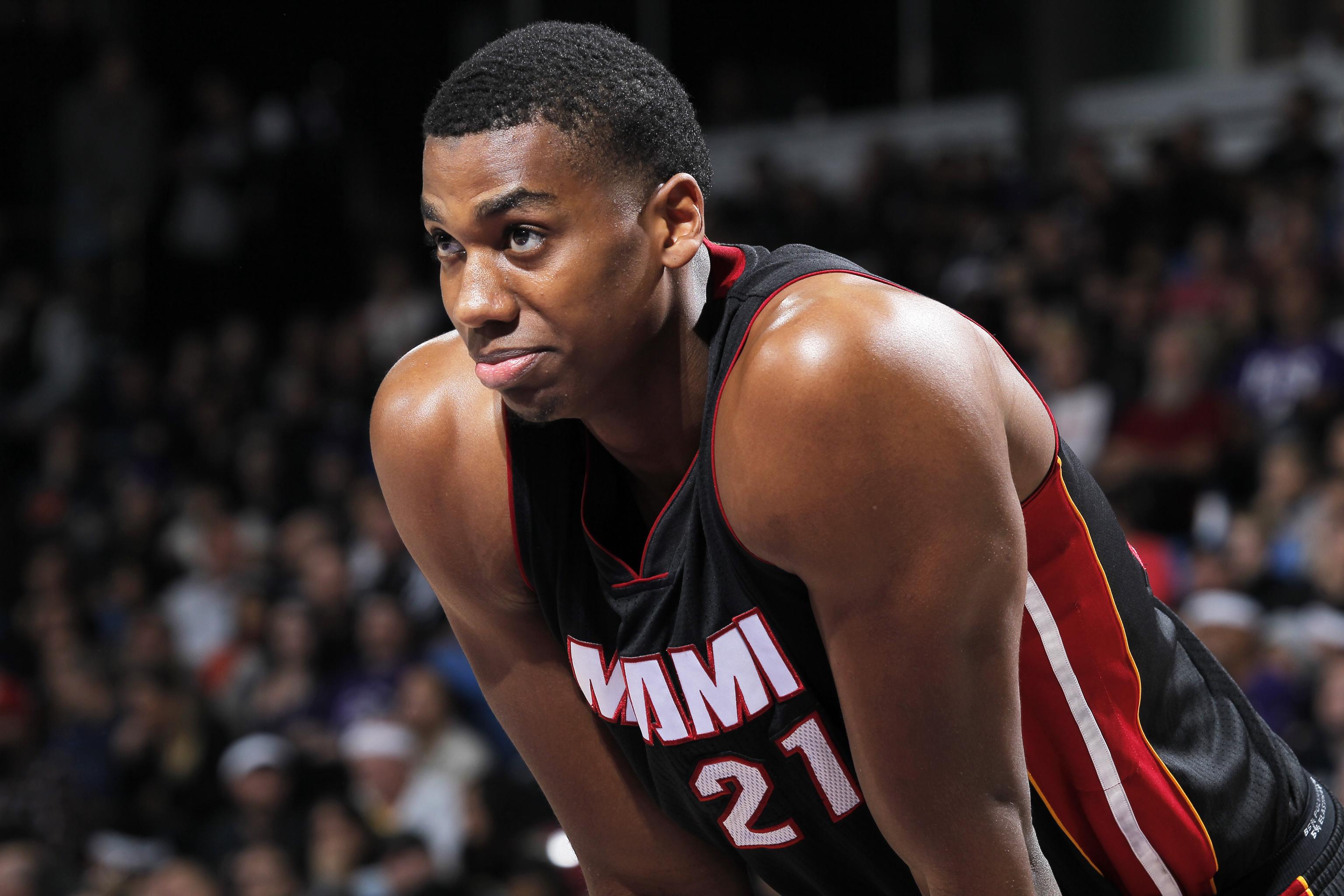 Hassan Whiteside after triple double: I'm trying to get my 'NBA 2K' rating  up -- Heat at Bulls 