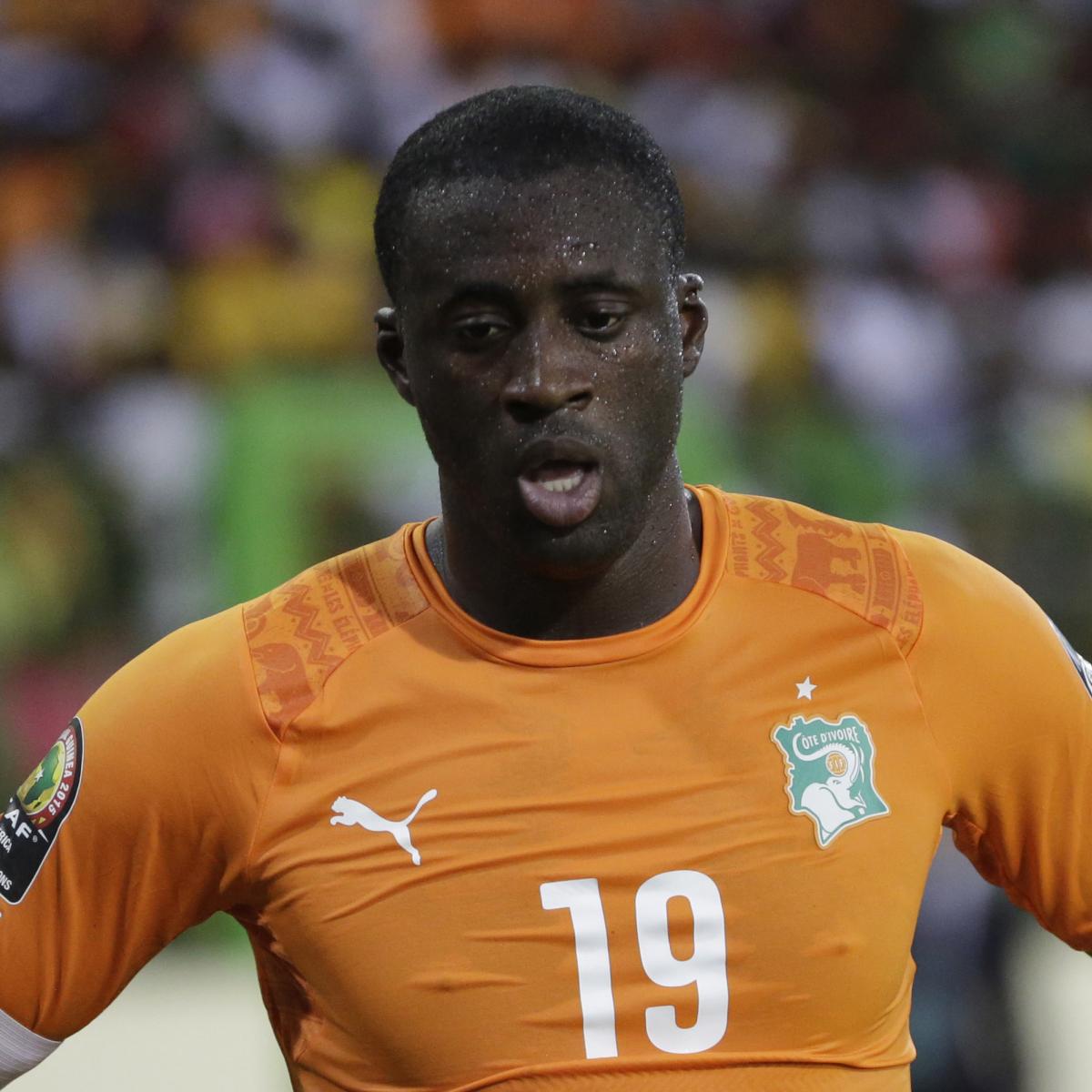 Yaya Toure gives signed shirt to five-year-old struck by ball - BBC Sport