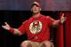 WWE 2K15 cover Superstar John Cena attends the WWE 2K15 SummerSlam Confidential Panel at Club Nokia, on Saturday, August 16, 2014 in Los Angeles. (Photo by Todd Williamson/Invision for 2K/AP Images)