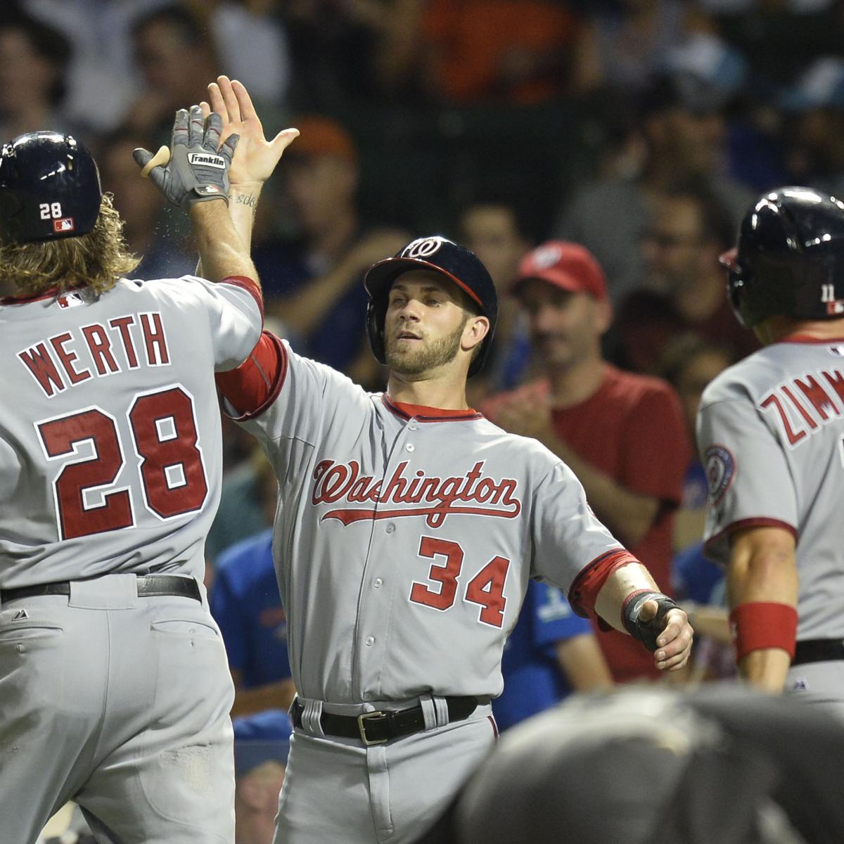 Washington Nationals LF Jayson Werth leaves game 