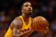 PHOENIX, AZ - JANUARY 13: J.R. Smith #5 of the Cleveland Cavaliers shoots a free throw shot against the Phoenix Suns during the NBA game at US Airways Center on January 13, 2015 in Phoenix, Arizona. NOTE TO USER: User expressly acknowledges and agrees that, by downloading and or using this photograph, User is consenting to the terms and conditions of the Getty Images License Agreement. (Photo by Christian Petersen/Getty Images)