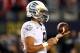 ARLINGTON, TX - JANUARY 12: Quarterback Marcus Mariota #8 of the Oregon Ducks warms up prior to the College Football Playoff National Championship Game against the Ohio State Buckeyes at AT&T Stadium on January 12, 2015 in Arlington, Texas. (Photo by Ronald Martinez/Getty Images)