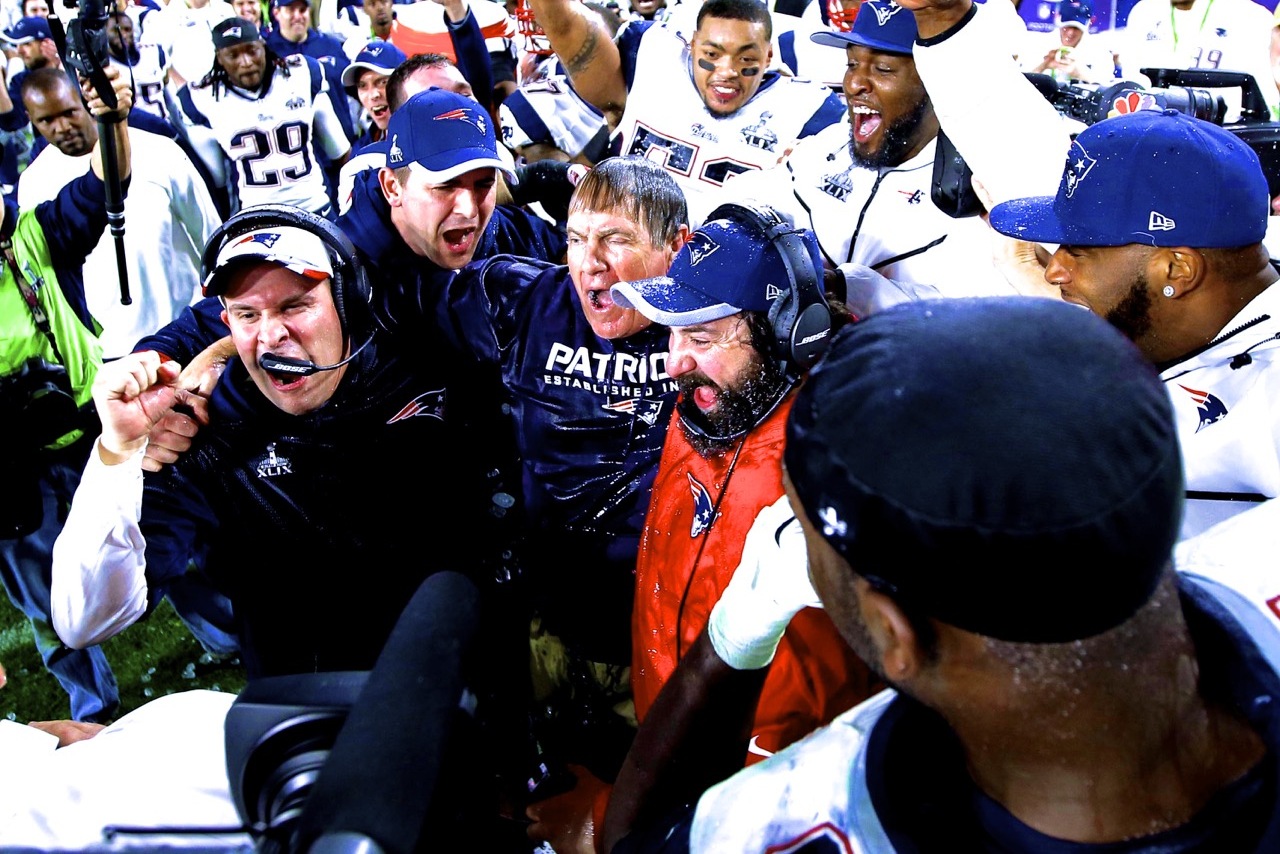 Super Bowl 2015: Bill Belichick gets multiple Gatorade showers after  Patriots win Super Bowl 49 