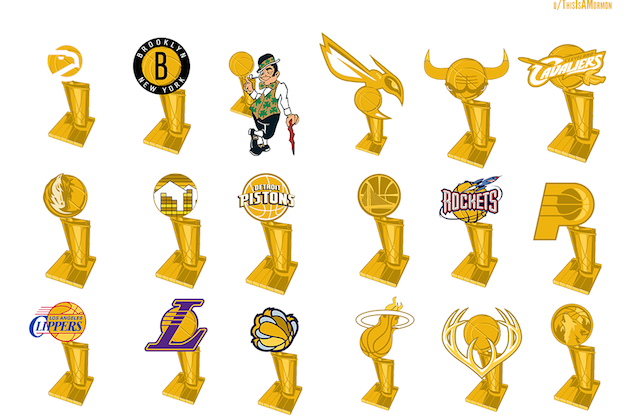 Nba Finals Trophy Vector - canvas-ily